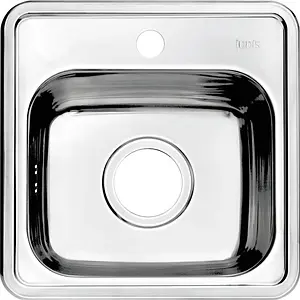 Мойка кухонная IDDIS Strit 38 хром STR38P0i77K Мойка кухонная IDDIS Strit 38 хром STR38P0i77K, 1