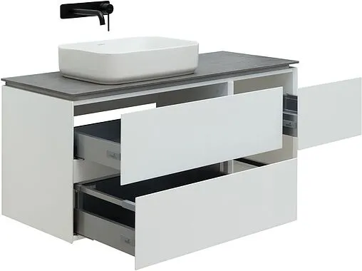 Тумба-умывальник подвесная Allen Brau Infinity 120 L белый 1.21005.WM+