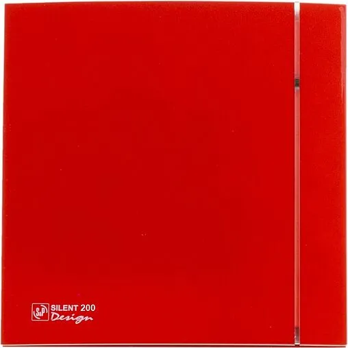 Вентилятор вытяжной Soler &amp; Palau SILENT-200 CZ RED DESIGN 4C