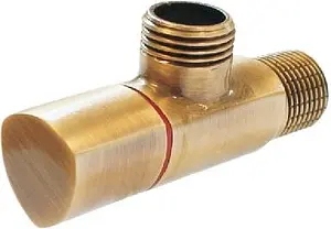 Кран шаровый угловой ½"н x ½"н латунь Schlosser 606000026 Кран шаровый угловой ½"н x ½"н латунь Schlosser 606000026, 1