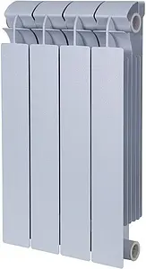 Радиатор биметаллический 4 секции Global Style Plus 500 серый Радиатор биметаллический 4 секции Global Style Plus 500 серый, 1