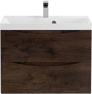 Тумба-умывальник подвесная BelBagno MARINO 75 Rovere Moro MARINO-750-2C-SO-RW-P+BB750/450-LV-MR-PR, 1