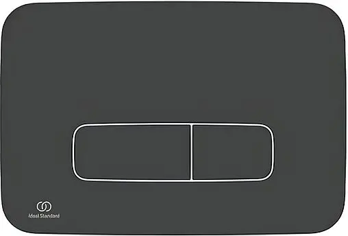 Комплект 5 в 1 Ideal Standard Tesi AquaBlade T3868V1/123A6 с кнопкой черный матовый