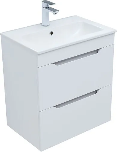 Тумба под умывальник Aquanet Практика 60 белый матовый 00330457