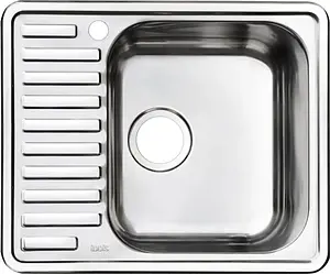 Мойка кухонная IDDIS Strit 58.5 R хром STR58SRi77K Мойка кухонная IDDIS Strit 58.5 R хром STR58SRi77K, 1