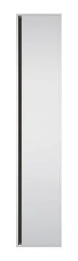 Шкаф-пенал подвесной Allen Brau Activity 35 R с подсветкой белый/чёрный браш 1.34001.WM