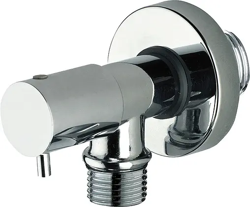 Шланговое подключение с держателем и запорным вентилем Bossini Nikita хром E5700.030