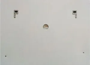 Зеркало с подсветкой Continent Aralia Led 100x70 с часами, с подогревом серый ЗЛП640, 3