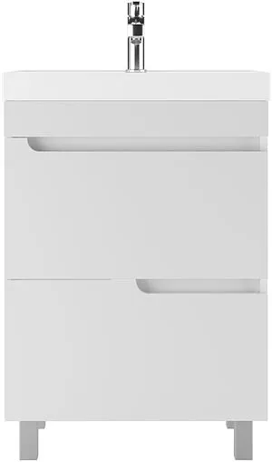 Тумба-умывальник напольная Айсберг Веста 60 белый DV5911T+4670142930044