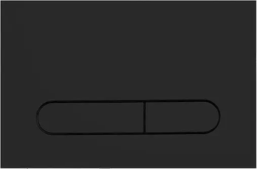 Комплект 5 в 1 BelBagno Sela BB3201CHR-MB/BB3201SC-MB/BB002-80/BB007-PR-NERO.M с кнопкой черный матовый