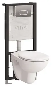 Комплект 5 в 1 VitrA Normus 9773B003-7202 с кнопкой Loop 740-0580 хром глянцевый Комплект 5 в 1 VitrA Normus 9773B003-7202 с кнопкой Loop 740-0580 хром глянцевый, 1