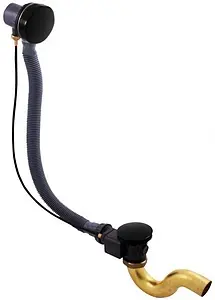 Слив-перелив для ванны Rav Slezak чёрный матовый MD0588CMAT Слив-перелив для ванны Rav Slezak чёрный матовый MD0588CMAT, 1