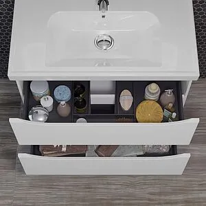 Тумба-умывальник подвесной Opadiris Элеганс 80 белый матовый Z0000014969+031200-u, 4