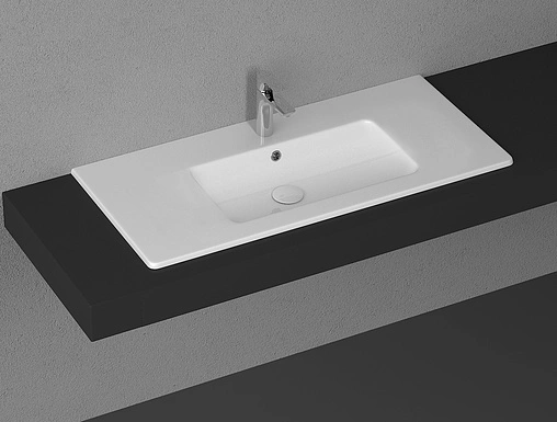 Тумба-умывальник подвесная ISVEA Pro 100 белый 21MGS001101I+10SL50101SV