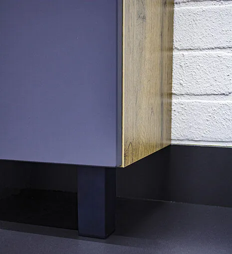 Тумба-умывальник напольный Домино Craft 45 графит/дуб вотан DCr2208T+4640021065907