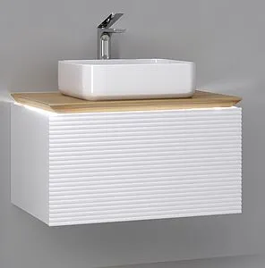 Тумба-умывальник подвесная Jorno Karat 80 белый Kar.01.80/P/W+MLN-7050H Тумба-умывальник подвесная Jorno Karat 80 белый Kar.01.80/P/W+MLN-7050H, 5