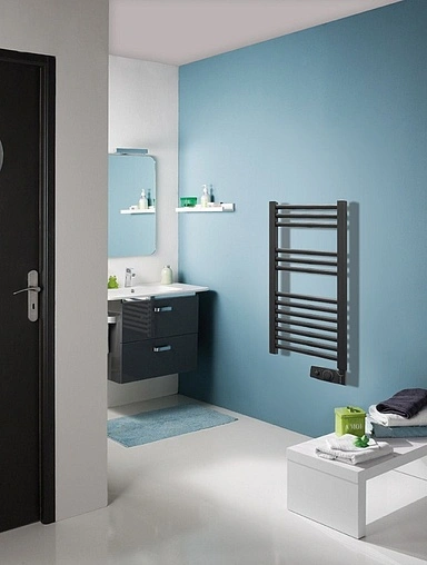 Полотенцесушитель электрический лесенка Atlantic 2012 798x400 NA 300W антрацит матовый 002236