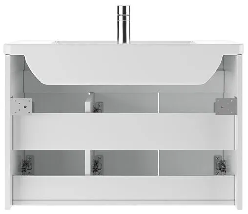 Тумба-умывальник подвесной Айсберг Мечта 80 белый DM2326T+1WH302251