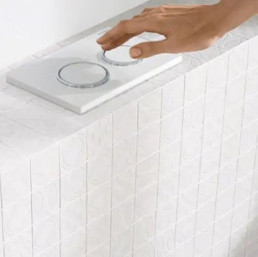 Клавиша смыва для унитаза Geberit Omega 20 115.085.KJ.1 кнопки/белый глянцевый, кольца/хром глянцевый Клавиша смыва для унитаза Geberit Omega 20 115.085.KJ.1 кнопки/белый глянцевый, кольца/хром глянцевый