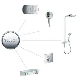 Лейка ручного душа Hansgrohe Raindance Select S 120 3jet чёрный матовый 26530670, 3