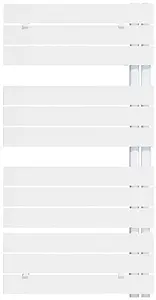 Полотенцесушитель водяной лесенка Lazzarini Pieve 1080х550 белый 386303, 1