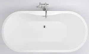 Ванна акриловая отдельностоящая Comforty 165х75 белый/панель черный матовый BA111BW Ванна акриловая отдельностоящая Comforty 165х75 белый/панель черный матовый BA111BW, 3