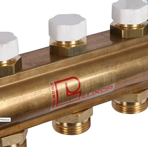 Группа коллекторная без расходомеров 7 отводов 1&quot;в/в x ¾&quot;ек Luxor CD 468/7 15552707