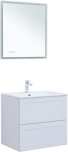 Тумба под умывальник подвесная Aquanet Терра 70 белый матовый 00313233