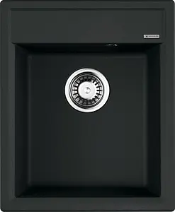 Мойка кухонная Omoikiri Daisen 42-BL черный 4993606 Мойка кухонная Omoikiri Daisen 42-BL черный 4993606, 1