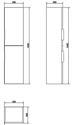 Шкаф-пенал подвесной Cersanit Stillo 35 серый хром/белый P-SL-STL Шкаф-пенал подвесной Cersanit Stillo 35 серый хром/белый P-SL-STL