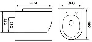 Комплект 6 в 1 Toni Arti Baglio TA-01+TA-BO4936+TA-0050 с кнопкой Freto хром матовый, 4