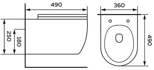 Комплект 6 в 1 Toni Arti Baglio TA-01+TA-BO4936+TA-0050 с кнопкой Freto хром матовый
