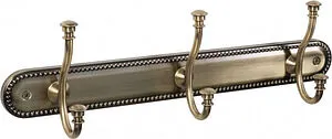 Планка с 3-мя крючками Grampus Alfa бронза GR-9505-3, 1