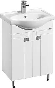 Тумба-умывальник напольная Aquaton Фиджи 60 белый 1A1796K0FG010, 1