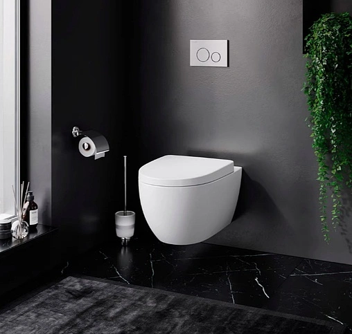 Унитаз подвесной безободковый Am.Pm Awe FlashClean белый C111700WH