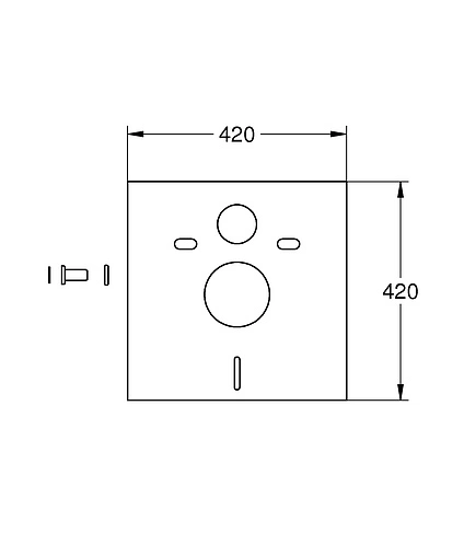 Панель шумоизоляционная Grohe Rapid SL 37131000