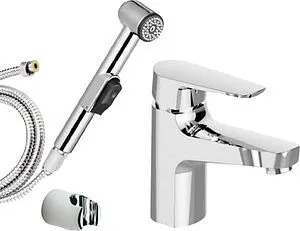 Смеситель для раковины с гигиеническим душем SMARTsant Инлайн хром SM103511AA Смеситель для раковины с гигиеническим душем SMARTsant Инлайн хром SM103511AA, 4