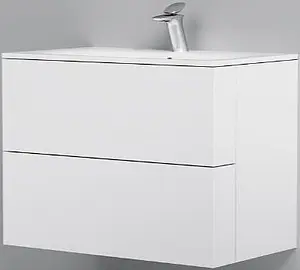 Тумба-умывальник подвесная Am.Pm Spirit 2.0 80 белый M70AFHX0802WG+M70AWCC0802WG Тумба-умывальник подвесная Am.Pm Spirit 2.0 80 белый M70AFHX0802WG+M70AWCC0802WG, 1