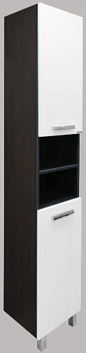 Шкаф-пенал напольный Comforty Манчестер 35 белый/венге 00003125546CF