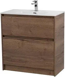 Тумба-умывальник напольная BelBagno KRAFT 80 Rovere Tabacco KRAFT39-800/390-2C-PIA-RT+BB800/390ETL Тумба-умывальник напольная BelBagno KRAFT 80 Rovere Tabacco KRAFT39-800/390-2C-PIA-RT+BB800/390ETL, 3