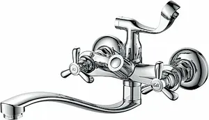 Смеситель для ванны с длинным изливом D&K Hessen Documenta хром DA1213301 Смеситель для ванны с длинным изливом D&K Hessen Documenta хром DA1213301, 1