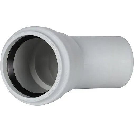 Отвод внутренний бесшумный D=58мм Угол 45° Stout SKB-0010-005845