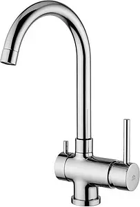 Смеситель для кухни с подключением к фильтру Paffoni Stick хром SK190CR Смеситель для кухни с подключением к фильтру Paffoni Stick хром SK190CR, 1