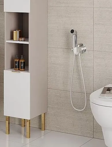 Гигиенический душ с запорным вентилем Hansgrohe Bidette хром 29230000