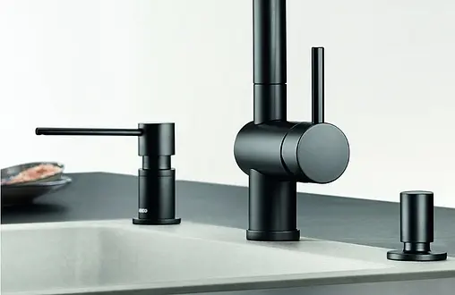 Дозатор Blanco Lato черный матовый 525789