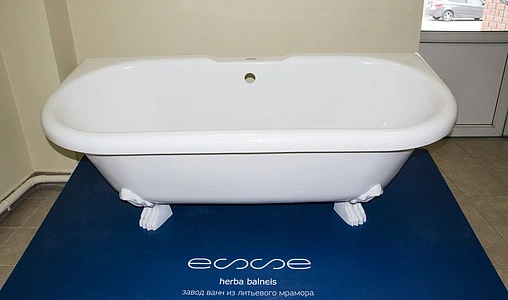Ванна из искусственного камня Esse Capri 170x75 ножки белые