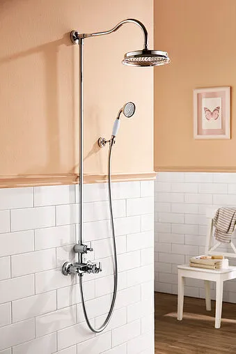 Душевая система с термостатом для душа Cezares Liberty хром LIBERTY-F-CD-T-01 Душевая система с термостатом для душа Cezares Liberty хром LIBERTY-F-CD-T-01