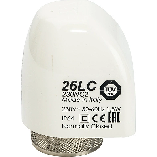 Сервопривод электротермический НЗ 230В М30 x 1.5 WATTS 26LС230NC4 10027492