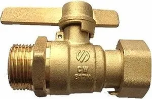 Кран шаровый с накидной гайкой ¾"н x ¾"нг Arco SIL 146020 Кран шаровый с накидной гайкой ¾"н x ¾"нг Arco SIL 146020, 1