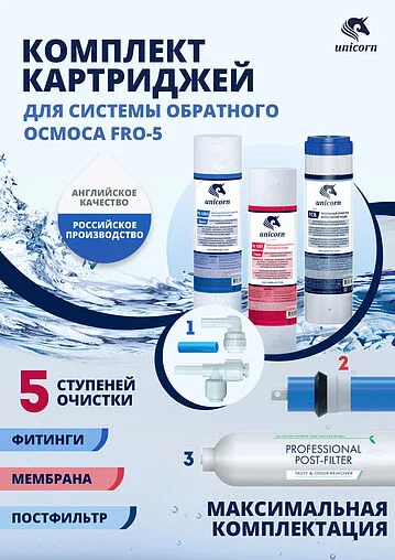 Комплект сменных картриджей Unicorn KCB-FRO-5